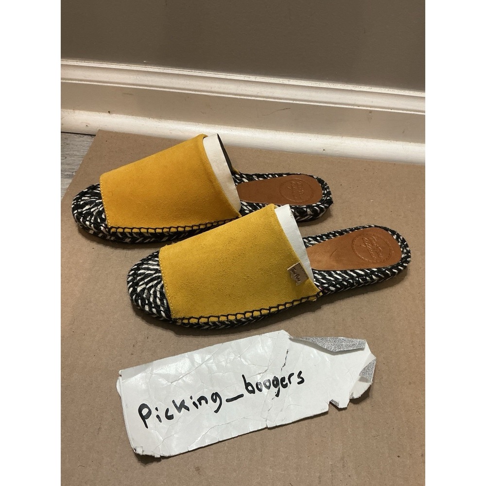 Toni Pons‎ Rita Espadrille Slide Sandal yellow Size 38 Women's